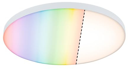 Paulmann 79929 LED Panel Loria Smart Home Zigbee 400mm rund incl. 1x22 W dimmbar RGBW Farbsteuerung Beleuchtungssystem 3000 K