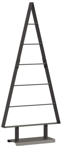 Massbinet Weihnachtsbaum Metall Tannenbaum mit Haken minimalistische Design Christbaum Aufsteller 90 cm