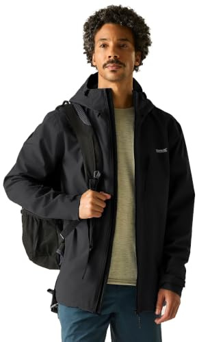 Regatta Outdoorjacke/Regenjacke Oklarna für Herren Wasserdicht mit Kapuze