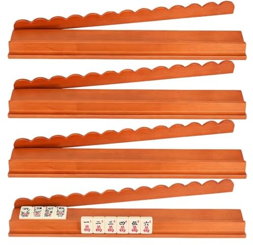 Mahjong Schieber 4-teiliger magnetischer Organizer für Holz-Spielsteine