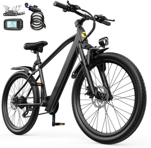 Eleglide E-Bike 26 mit 7-Gang Schaltung 250W Motor 10Ah Akku Höchstgeschwindigkeit 25km/h