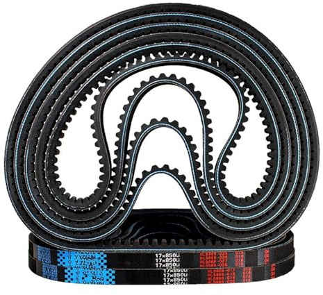 Cinghia Trasmissione Drive Belt Cinghia Dentata A V Dentata Per Macchine Agricole Con Trasmissione Industriale Lunga Con Anello Interno In Gomma A Filo Duro 17X914~1245mm(17X1016 mm Li)