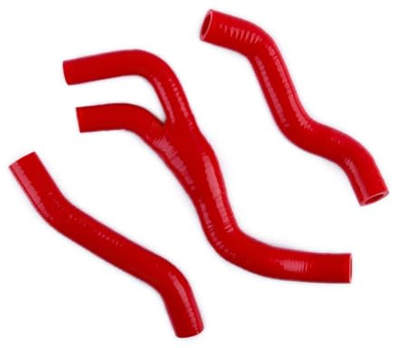 Tubi radiatore dell'auto Compatibile Con CR125R Per CR 125 1998-1999 Tubo Flessibile Per Radiatore Per Auto Set Di Tubi Di Raffreddamento Del Motore(Rosso)