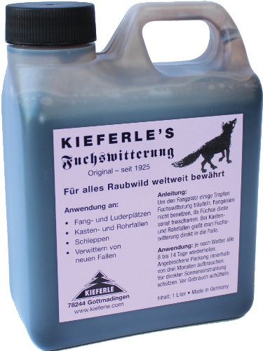 Kieferle Fuchswitterung 1 Liter Fuchs Lockmittel Raub Wild das Original seit 1925
