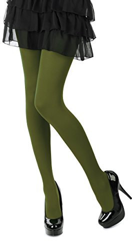 Romartex multicolore collants en microfibre 40 DEN, 32 couleurs et différentes 5 tailles, XL, vert