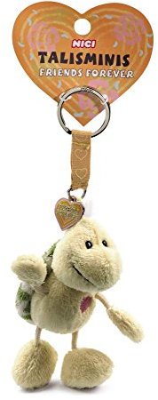 Nici 33695 - Schlüsselanhänger Schildkröte, 7 cm Talisminis