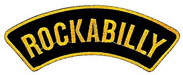 Psychobilly Rockabilly Embroidered Patch Backpack Rock N Roll Iron-On Patch
