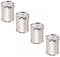 SOTECH 4er Set Möbelfüße RADO (Höhe 50 mm, Ø 50 mm, Aluminium/Chrom poliert) höhenverstellbare Sofafüße