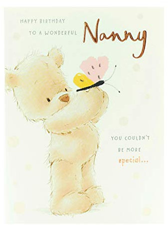 Geburtstagskarte für Kindermädchen, niedliches Teddybär-Design