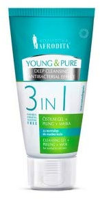YOUNG & PURE 3in1 Gel + Peeling + Maske