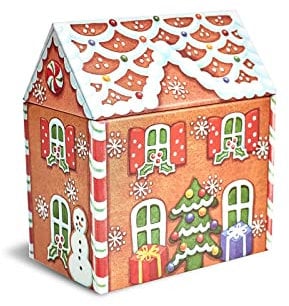 Small Gingerbread House Tin - Dana Kubick Small 82 x 52 x 93mm - Novelty Collectors