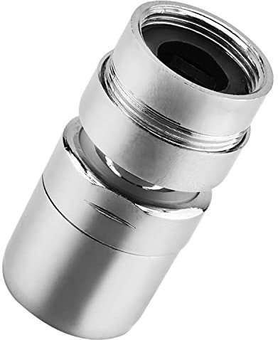 MroMax Boquilla aireadora de grifo, pieza de repuesto, 0.75 pulgadas de diámetro, rosca hembra, aireador de cocina, proceso de galvanoplastia, a prueba de salpicaduras, para baño, plata, 1 unidad