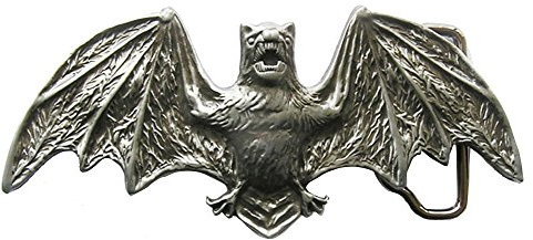 JEAN'S FRIEND Gürtelschnalle im Vintage-Stil mit 3D-Ausschnitt, silberfarben antik-optik, Large