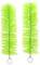 Tubayia - Spazzola per filtro laghetto, 2 pezzi, per acquario, 40 cm, colore: Verde