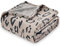 SOCHOW Flanell Fleecedecke mit 3D-Leopardenmuster, leichte, superweiche, gemütliche Plüsch-Bettdecke/Sofadecke 150 x 200 cm, Schokolade Leopard