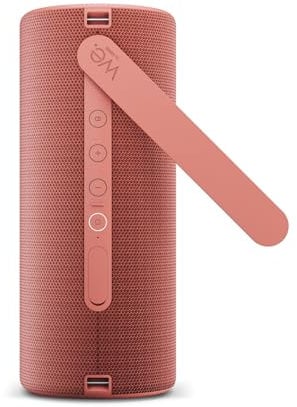 Loewe We. HEAR 2 Coral Red, Bluetooth Lautsprecher, 60W, Wasserresistent, Tragbar, Aufladbar, 17h Lange Akku Laufzeit, für Outdoor und Indoor