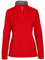Trespass Womens Fleece Long Sleeve 1/2 Zip Top Pullover Big Heart Red