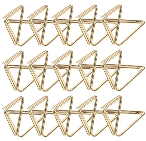 30 Stück geformte Büroklammern, Fotokartenhalter, Bildklammern, Tischnummernhalter, farbige Büroklammern, Mini-Büroklammern, Mini-Platzhalter, Einladung, Papier, Büroklammer,