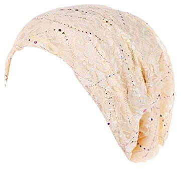 Chemo Mützen Damen Beanie Mütze Frauen Chemo Hut Frau Hut Kopftuch Super Weich Slouchy Turban Kopfbedeckungen Kop Wraps für Haarausfall, Kreb, Chemo Beige