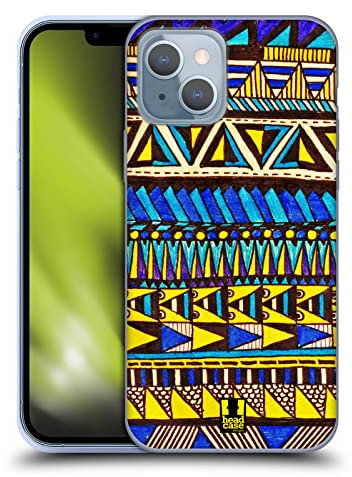 Head Case Designs Guay Garabato Azteca Caso de Gel Suave Compatible con Apple iPhone 14