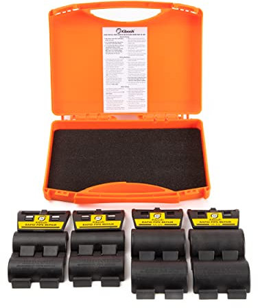Kibosh Rapid Pipe Repair Kit Plus (Contains 2 x 15mm & 2 x 22mm Clamps) (KIBKITO-R2)