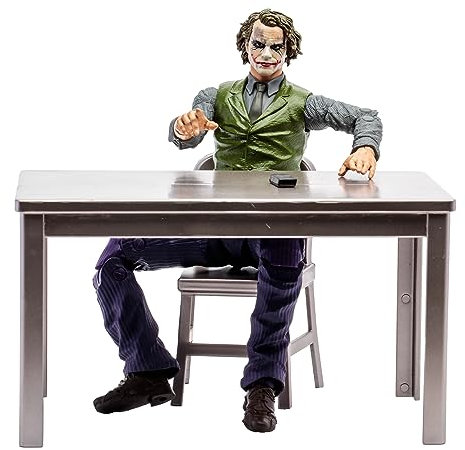 DC Multiverse Actionfigur The Joker (Jail Cell Variant) (The Dark Knight) (Gold Label) 18 cm