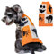 CuteBone Halloween-Geister-Hundepullover für kleine Hunde, Totenkopf-Strickpullover für Haustiere, Winterkleidung Pullover für Welpen warme Strickwaren mit Loch für die Leine DS61XXL-DE