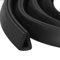 QUARKZMAN Profilé de Bord en Forme de U, Bande de Protection en Caoutchouc de 2 Mètres de Longueur, Convient pour des Bords de 4,5 à 5 mm d'Épaisseur, (23/64 L x 7/16 H) Noir