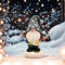 TERESA'S COLLECTIONS Weihnachten deko, Gartendeko für Draußen, Weihnachtsdeko Aussen Solar, Gartendeko aus Kunstharz, Christmas Deko Outdoor, Silbere Weihnachtswichtel 22cm