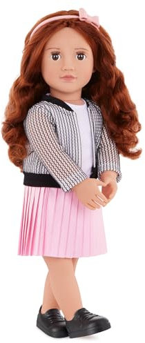 Our Generation Jacinta Fashion Puppe mit Jacke und Rock, Größe 45,7 cm