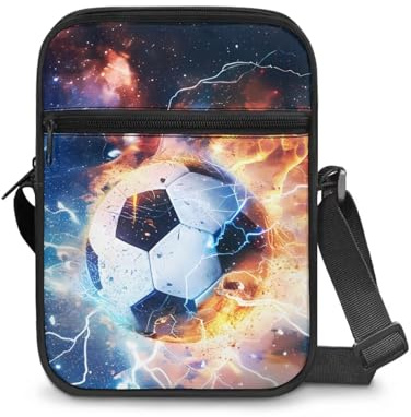 Renewold Umhängetasche, Kuriertasche, Handytasche, Handtasche, Schultertasche für Damen, Herren, Kinder, Jungen, Mädchen, Fußball-Neuheit
