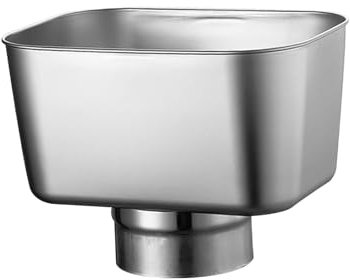 Qianly Regenwasseradapter für Ablaufrinnen Und Fallrohre, Anschluss für Wände Und Dächer, Rohrdurchmesser 102mm