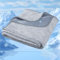 Degrees of Comfort Cooling Blanket for Night Sweats, Arc-chill Cooling Fiber Summer Blankets, Q-Max>0.4 Double-Sided Cold Effect Lightweight Breathable for Hot Sleepers, 150x200cm, Grey