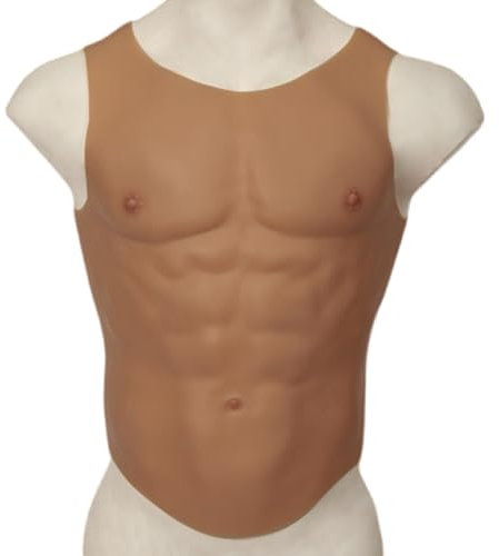 Vllentin Silikon MäNnlicher Muskelanzug,GefäLschte Realistische Silikon Muskelanzug,KüNstliche Simulation Muskeln,Silikon Fakes Muskel Fälschungs,für Männer Frauen Cosplay Maskerade Kostüm