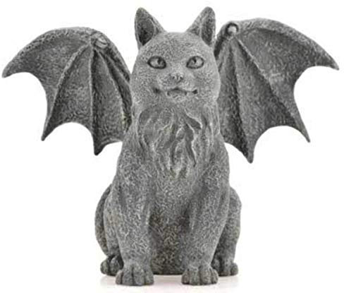 Pacific Giftware Winged Cat Gargoyle Statue Figurine Myth Fantasy