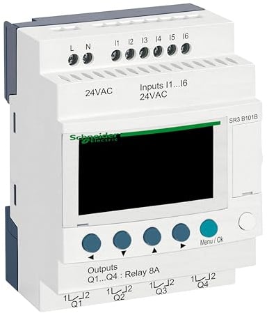 ZELIO II M 6E/4R 24AC RELOJ PANTALLA