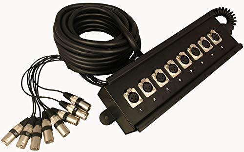 Cobra Stage Multicore Snake 8 Inputs XLR 10m