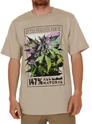 LRG Herren T-Shirt 147% All Natural - Beige - Klein