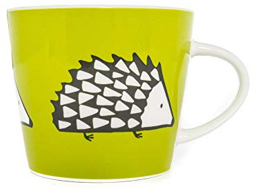 Scion Living - Keith Brymer Jones Collaboration Range - Spike Ceramic Mug - Green - 350ml - Gift Boxed