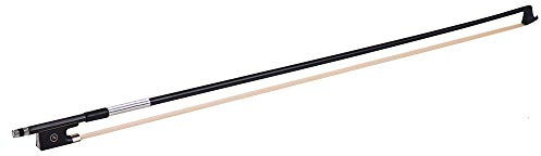 Andoer Professioneller Barock-Geigenbogen aus Kohlefaser und Ebenholz für 4/4 Violine