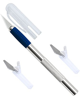 Wedo Skalpell 78621 Silber Aluminium + 23 Klingen
