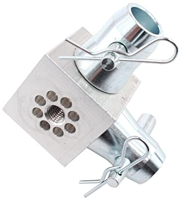 Mini Trussing T290-1 Multi Eck Würfel M12 incl. 2 Verbinder, Alu System Trussing - Alu Traverse Aluminium Träger