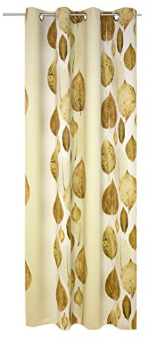 Wirth Fertigschal Marek-DO mit Ösen, Polyester, Braun, 245 x 145 cm