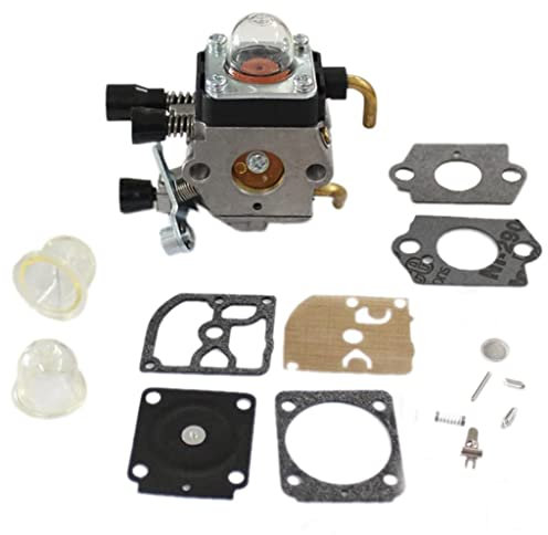 HURI Vergaser + Dichtung + Primer für Stihl HS45 Heckenscheren Ersetzen 4228 120 0608 / C1Q-S169