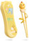 KOSTOO Chick Kids - Palillos de entrenamiento fáciles de usar, palillos de aprendizaje correctos para niños principiantes, diseño de hebilla antidislocación, incluye caja portátil (amarillo)