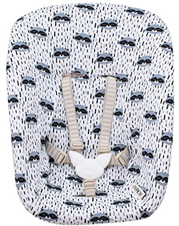 JYOKO Kids Bezug kompatibel mit Stokke Newborn (Raccoon)