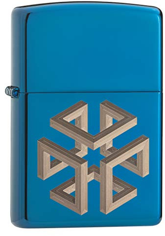 Zippo Lighter, Brass, Individual Design, One Box