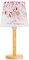 Pauleen 48045 Cute Flower Lamp Tischleuchte max. 20W Tischlampe für E27 Lampen Kinderzimmerlampe Blumen Pink Rosa Stoff/Holz ohne Leuchtmittel