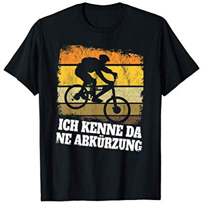 Downhill MTB Abkürzung Spruch Geschenk Mountainbike Lustig T-Shirt