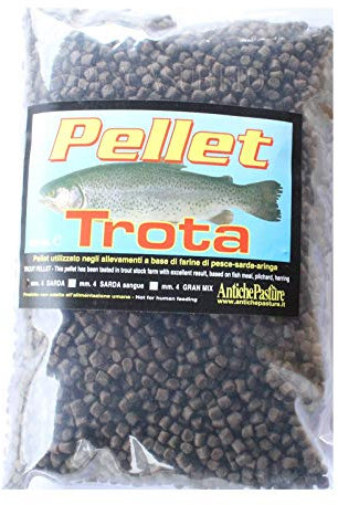 pescasubito Pellet Richiamo Trota Gusto Pesce Trota Lago Pastura Antiche Pasture